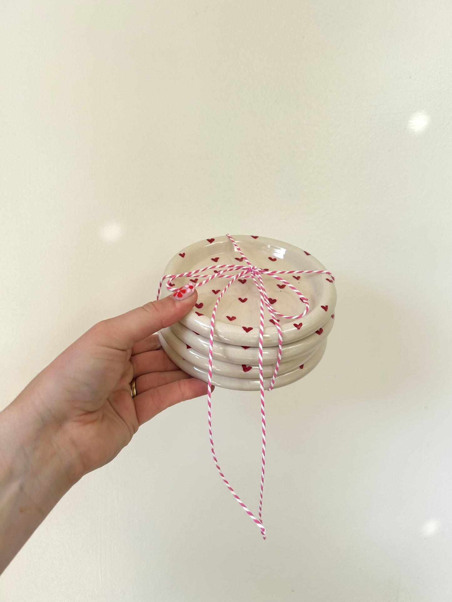 heart coasters