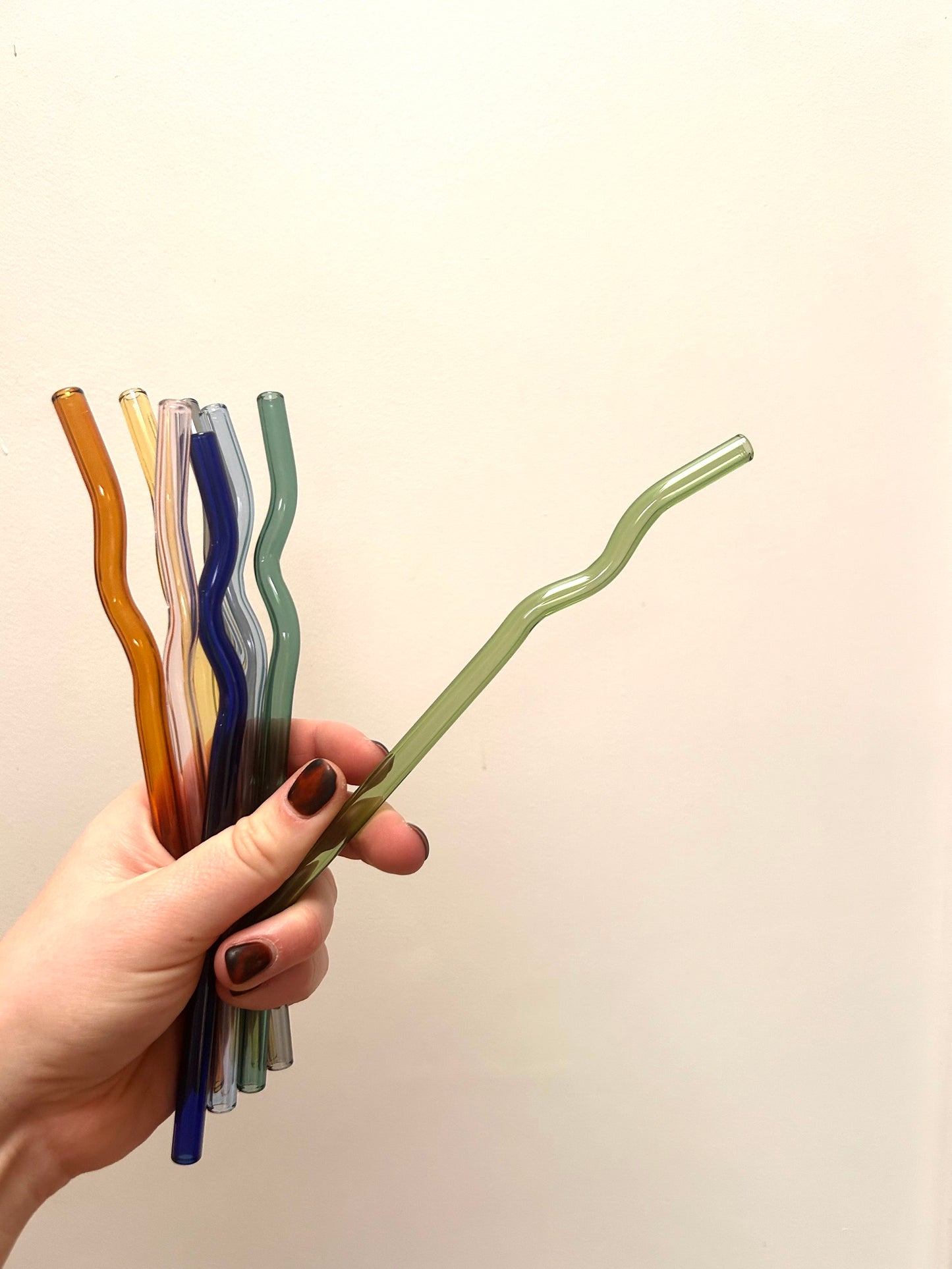 Wavy Glass Straw