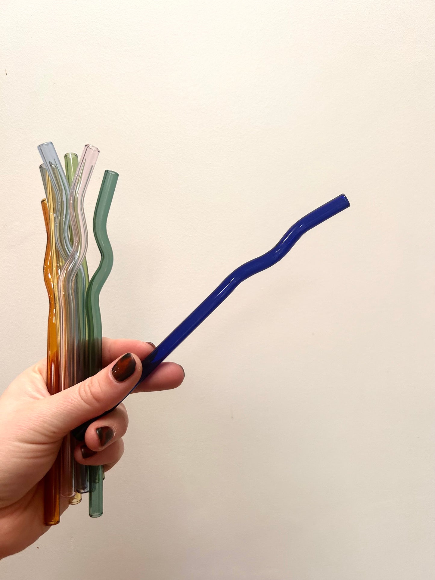 Wavy Glass Straw